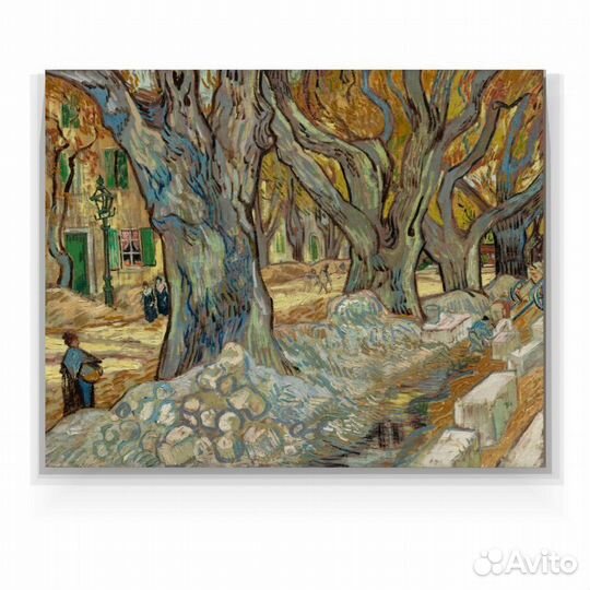 Картина-Большие платаны