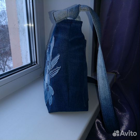 Сумка джинсовая женская, новая