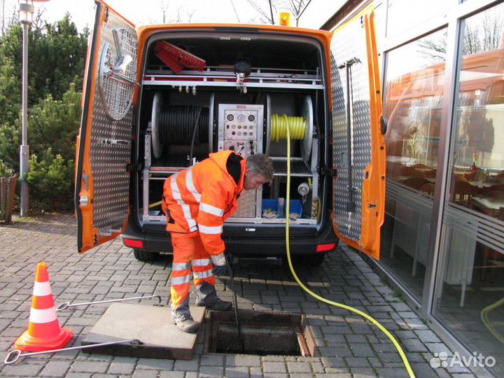 Прочистка канализации и Устранение засоров 24/7