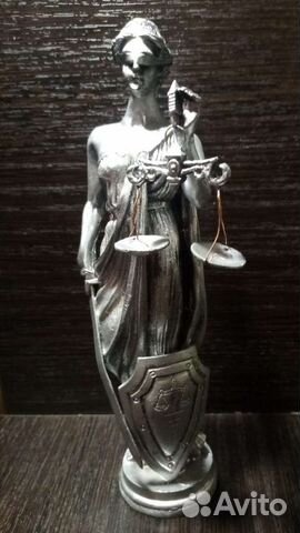 Статуэтка Фемида свинец 21см