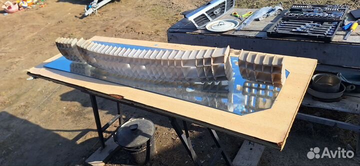 Абсорбер переднего бампера нексия