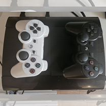 Sony playstation 3 прошитая (40игр, 2 геймпада)