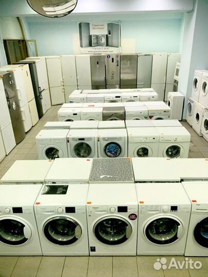 Стиральная машина б/у с паром, с сушкой, обычные