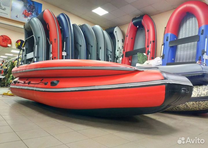 Лодка пвх Абакан 430 red
