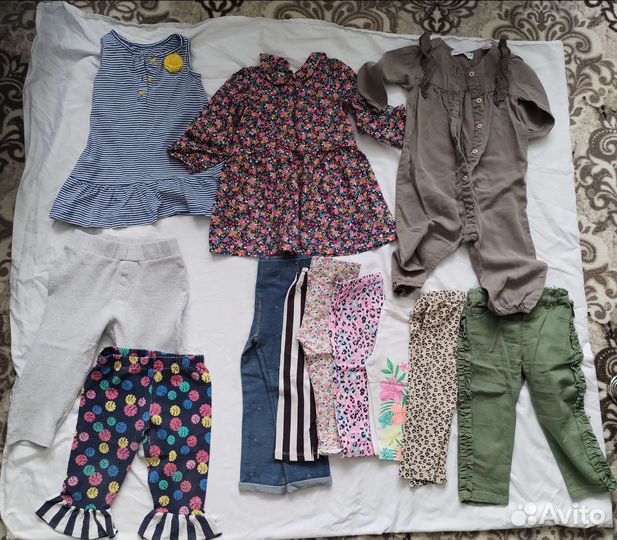 Одежда для девочки пакетом 80 86
