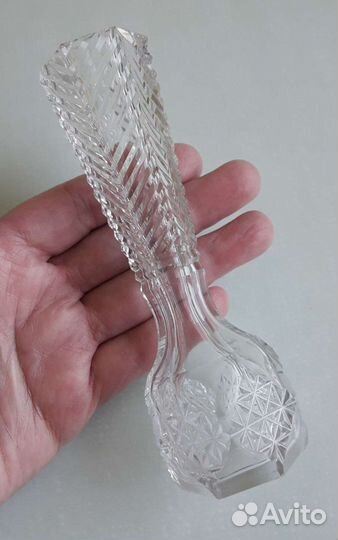 Вазочка антикварная, стекло, начало 20 века