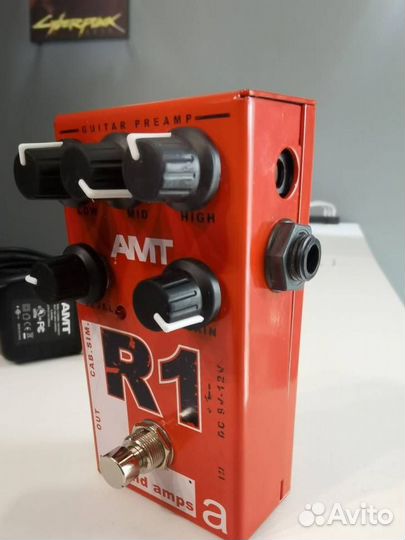 Amt R1 Legend Amps Гитарная Педаль + Блок Питания