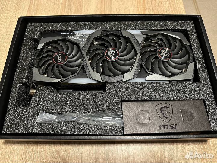 Видеокарта MSI nvidia GeForce RTX 2070super gaming