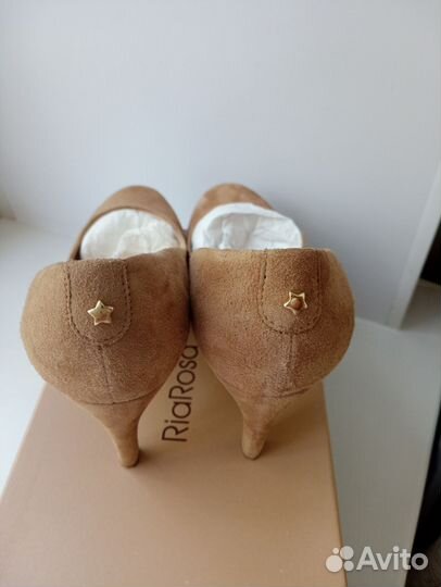 Туфли 36 размер, натуральная замша, 