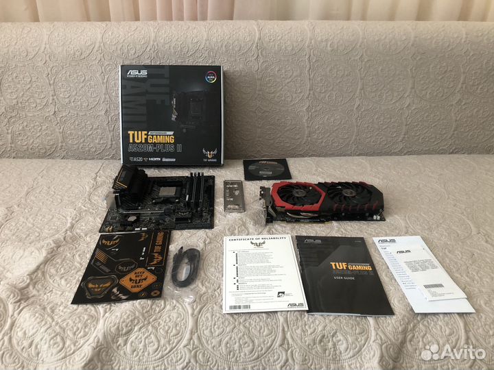 Материнская плата с процессором