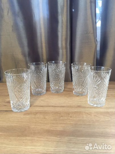 Хрустальные рюмки СССР