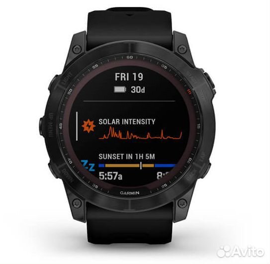 Часы Garmin Fenix 7X Sapphire Solar титановый