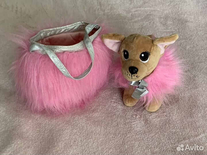 Игрушка собачка с сумочкой