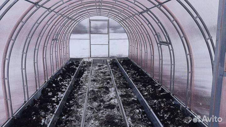 Теплица поликарбонат 3*4