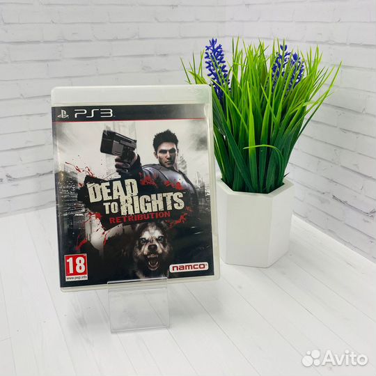 Диск ps3 dead to rights retribution