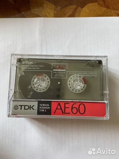 Аудиокассета TDK AE 60 новые 2 шт