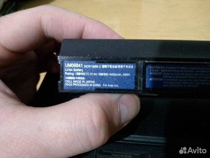 Нетбук Acer Aspire One A0751h-52Bk