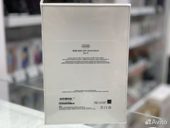 iPad mini 6 (2021) 64gb Wi-Fi новый гарантия