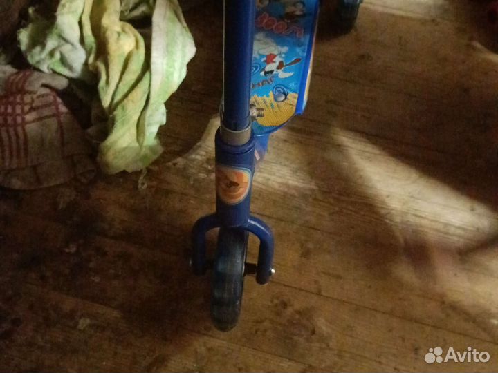 Самокат детский трехколесный бу