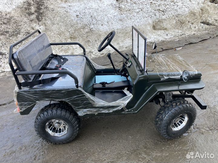 Бензиновый джип willys новый 150сс