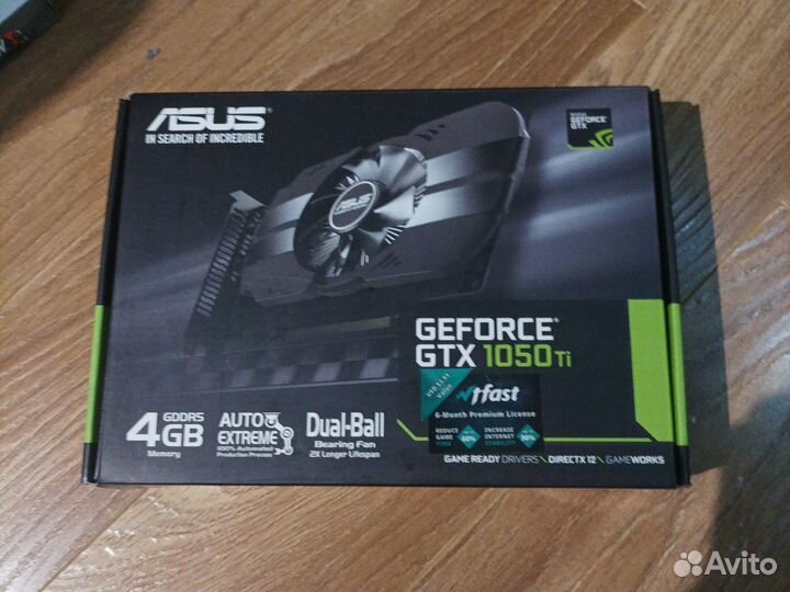 Видеокарта gtx 1050 ti 4gb