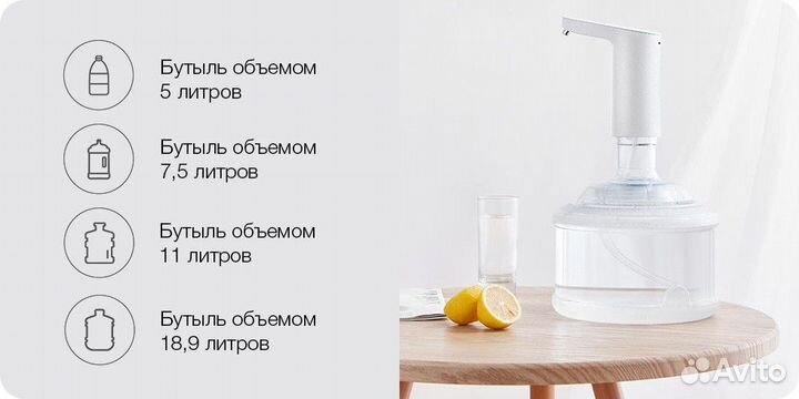 Автоматическая помпа суф стерилизацией воды Xiaomi