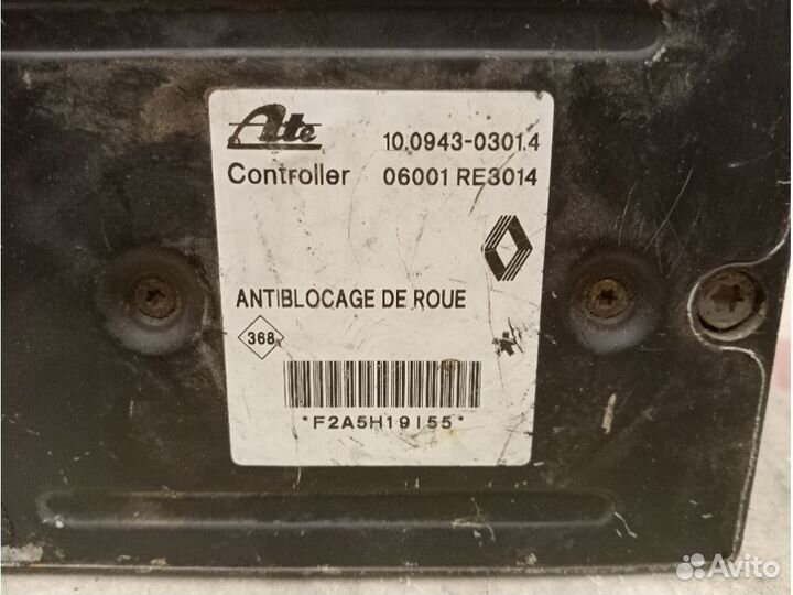 Блок abs, 7700846641 renault laguna, 3049813