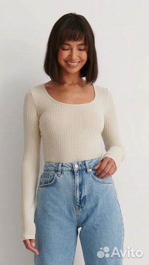 Лонгслив новый NA-KD S-M