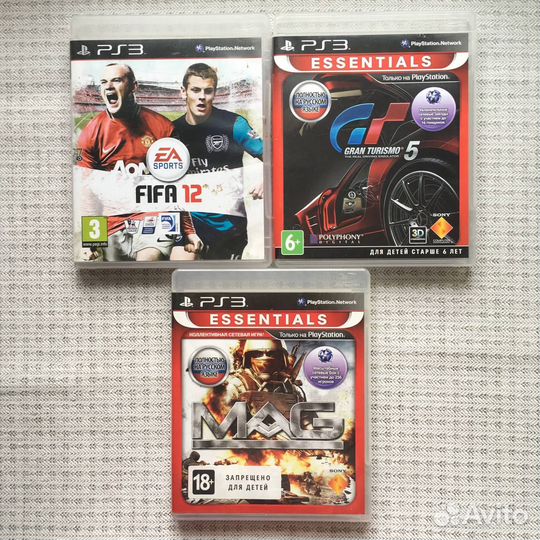 3 игры для PS3