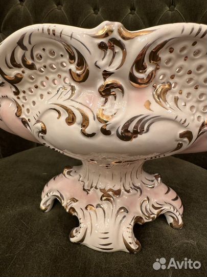 Ваза конфетница фарфор Италия