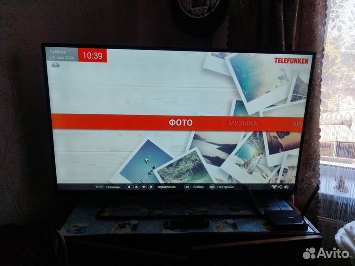 Телевизор SMART tv android Telefunken full hd