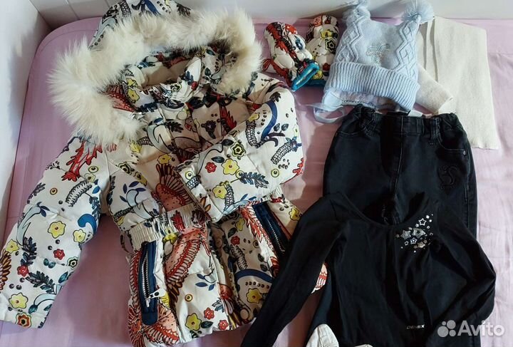 Пакет вещей для девочки, 110 см