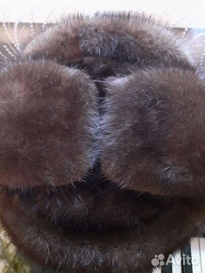 Норковая шапка мужская