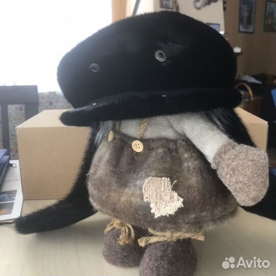 Меховая мужская кепка