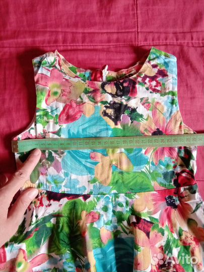 Платье Х/Б на возраст 5-6 лет