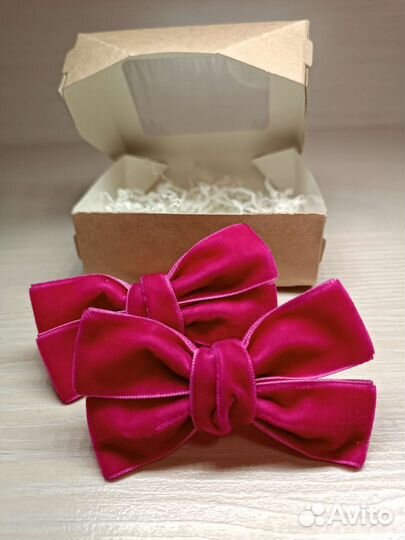 Бантики из бархата