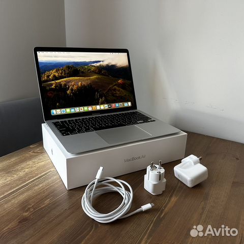 Macbook Air M1 8/512 Silver идеал акб 94% купить в Новосибирске ...