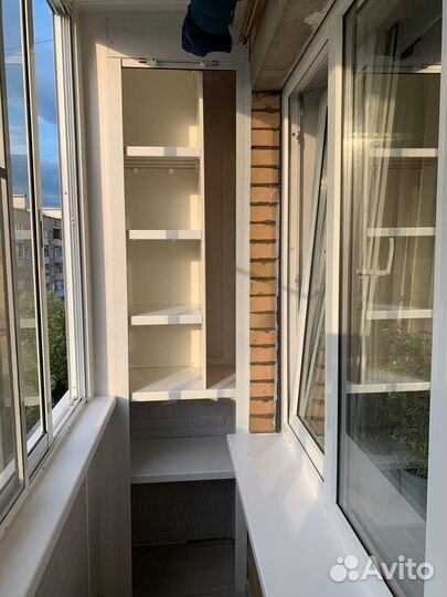 Шкаф с рольставнями на балкон на заказ с доставкой