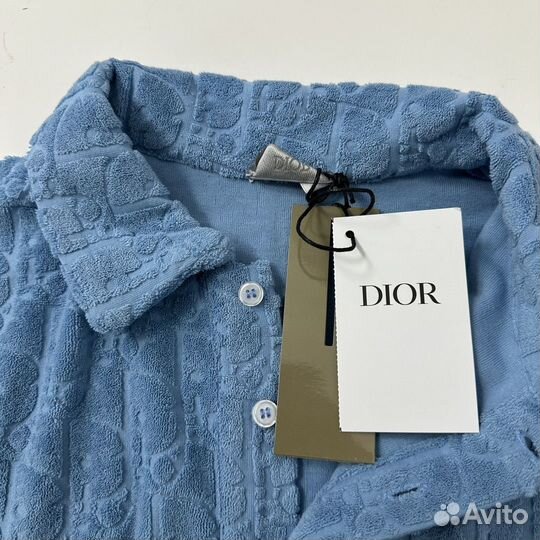 Мужское поло из мякгой ткани dior