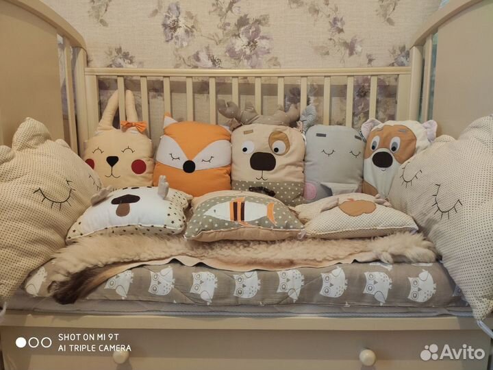 Бортики-подушки 