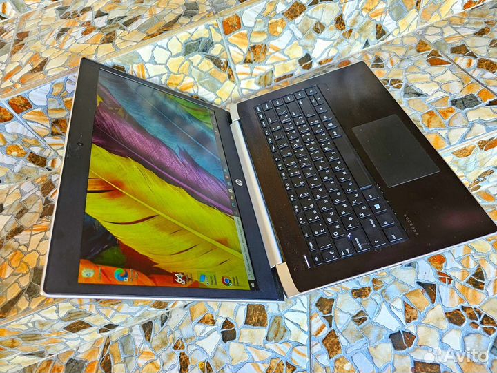 Мощный HP ProBook/IPS экран/8ядер Core i7-8550/SSD