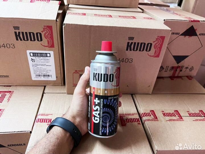 Газовый баллон Kudo цанговый всесезонный Оптом