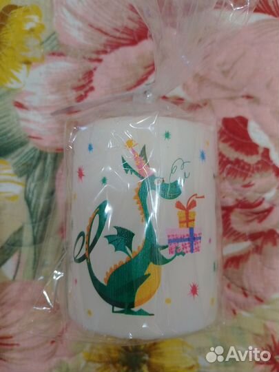 Свеча новогодняя Дракон