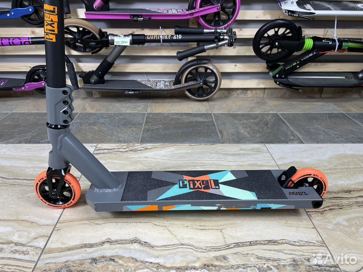 Трюковый самокат pixel' 80