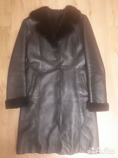 Женская кожаная дубленка