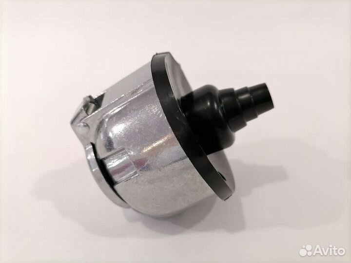 Розетка для тсу силуминовая хром 7 контактов