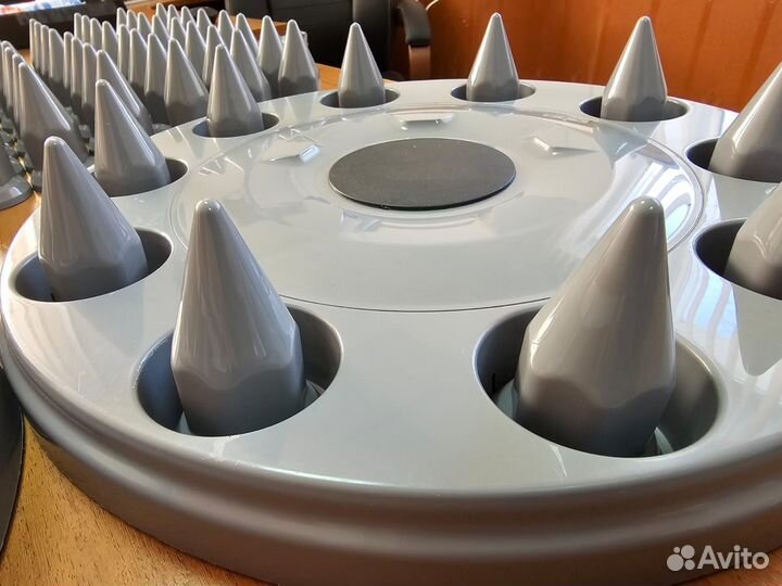 Серые Колпаки Пики К-кт 100 шт 32 мм