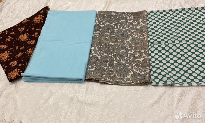 Отрез ткани хлопок СССР новые