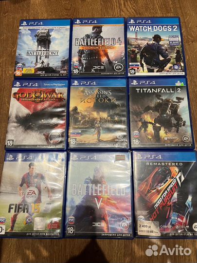 Игры на приставку ps4