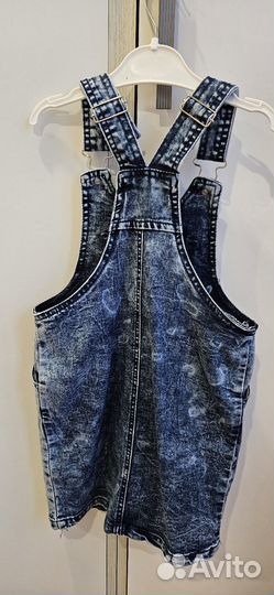 Джинсовый сарафан для девочки